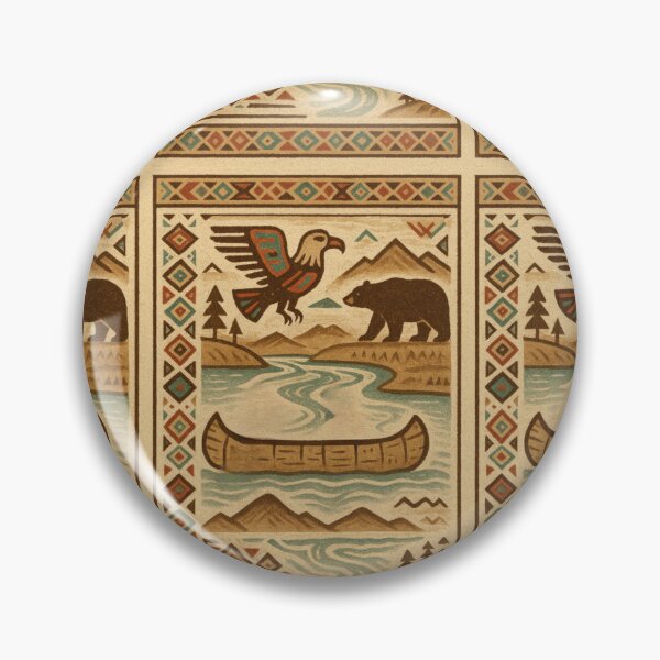 Item preview, Yukon River - traditional style designed and sold by DamioPolArt.