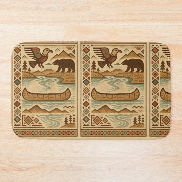 Item preview, Yukon River - traditional style designed and sold by DamioPolArt.