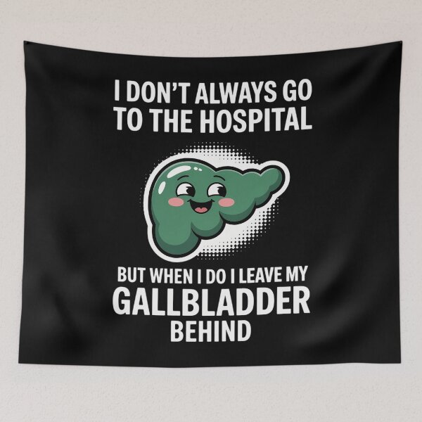 Item preview, Gallbladder Surgery Removal Recovery Cute designed and sold by DoorwayThreads.