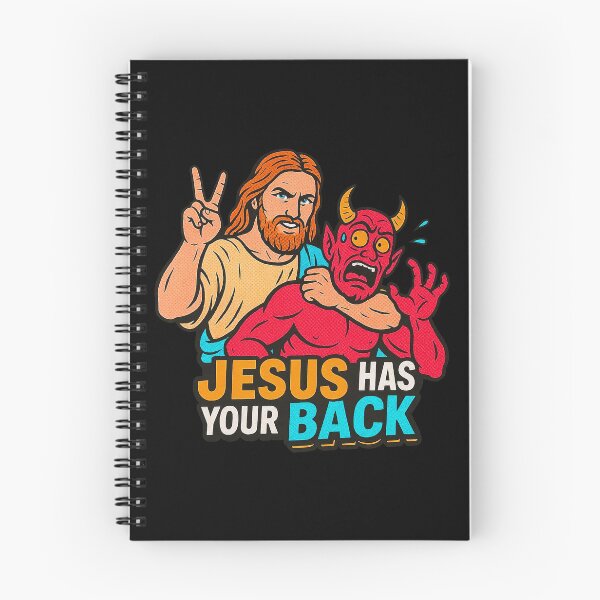 Item preview, Jesus Has Your Back meme Jesus Christ Bible Quote designed and sold by plushism.