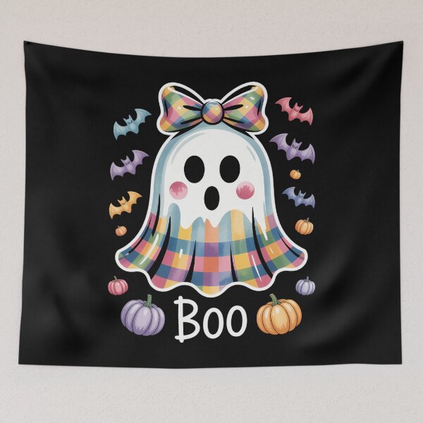 Item preview, Ghost Halloween Cute designed and sold by DoorwayThreads.