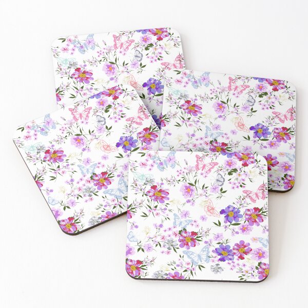 Item preview, Florals with butterflies designed and sold by Ton's DigiCrafts.