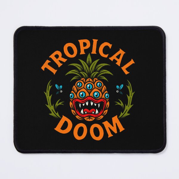 Item preview, Tropical Doom – Creepy Pineapple Monster designed and sold by marielmoreya.