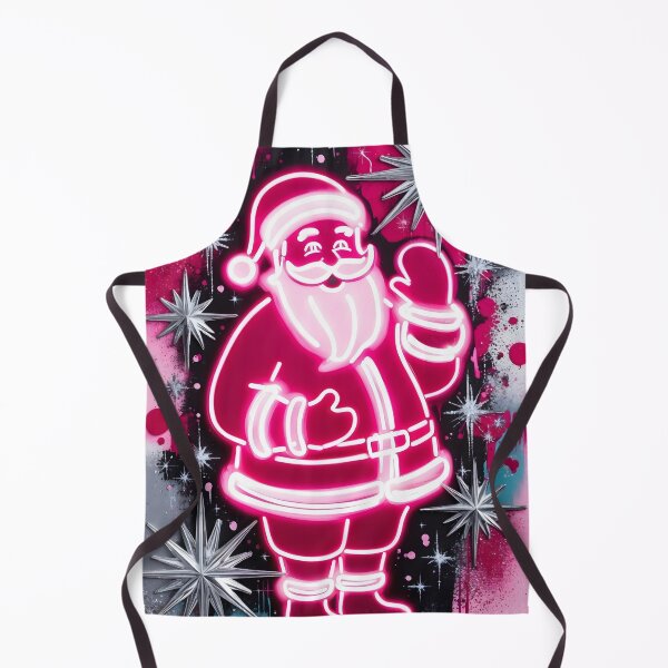 Item preview, Pinkmas Santa Claus – Neon Christmas Artwork designed and sold by LaLi-Designs.