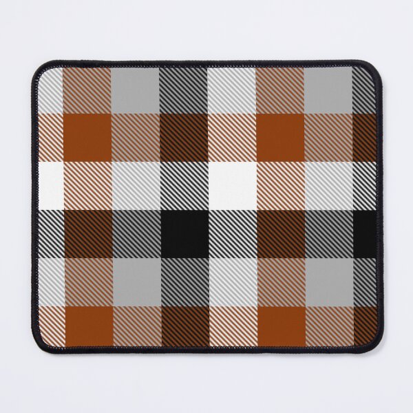 Item preview, Brown Black Grey White Flannel Gingham  designed and sold by PatternTitan.