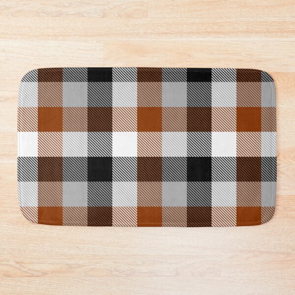 Item preview, Brown Black Grey White Flannel Gingham  designed and sold by PatternTitan.