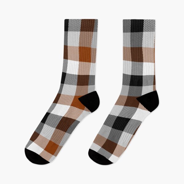 Item preview, Brown Black Grey White Flannel Gingham  designed and sold by PatternTitan.