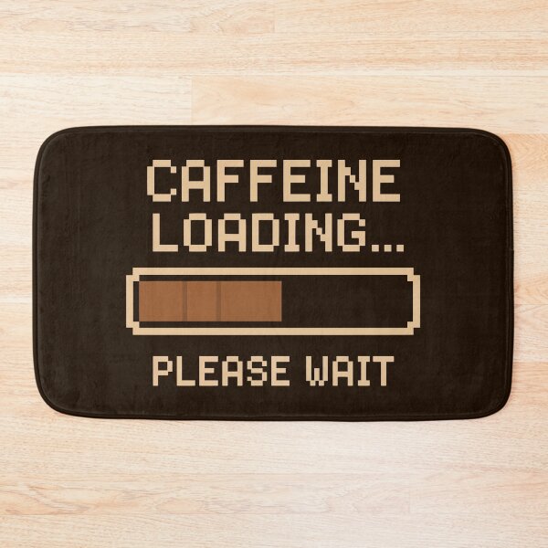 Item preview, Caffeine Loading – Funny Pixel Coffee Design designed and sold by Coffee Lifestyle.
