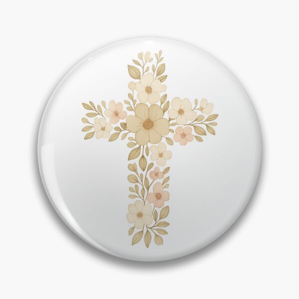 Item preview, Floral Cross designed and sold by mariannrina.