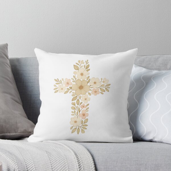 Item preview, Floral Cross designed and sold by mariannrina.