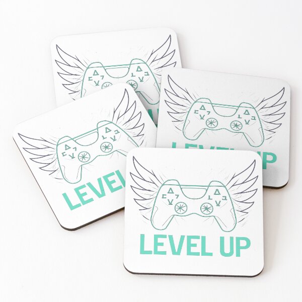 Item preview, Level Up – Futuristic Cyberpunk Gamer Neon Design designed and sold by digitallyyour.