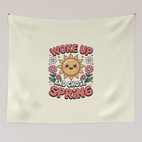 Item preview, Woke Up and Chose Spring – Bright Seasonal Design designed and sold by Jollys-ArtShop.