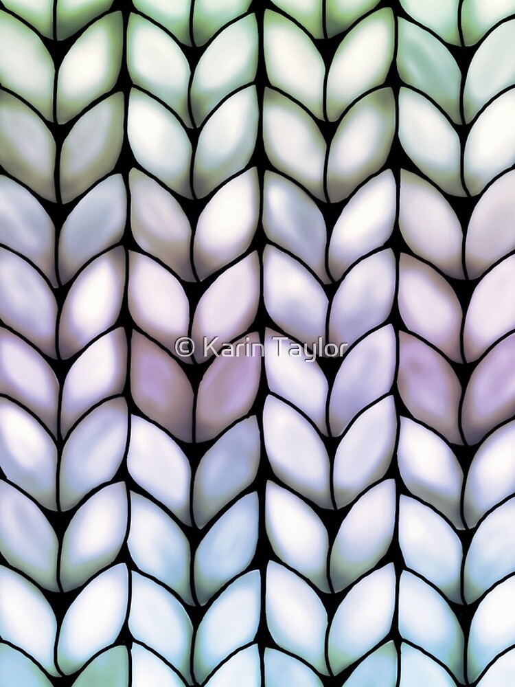 Chunky Lavender Forest Knit by karin
