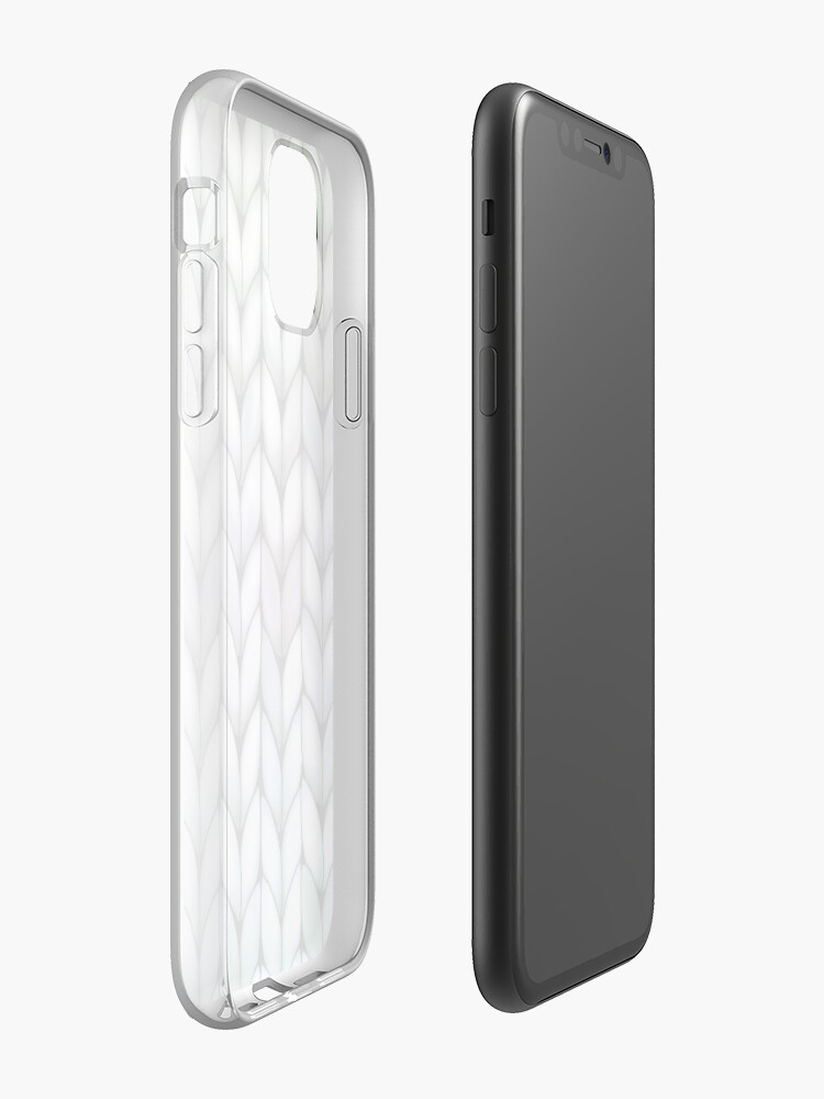 Alternate view of Chunky Lavender Forest Knit iPhone Case & Cover