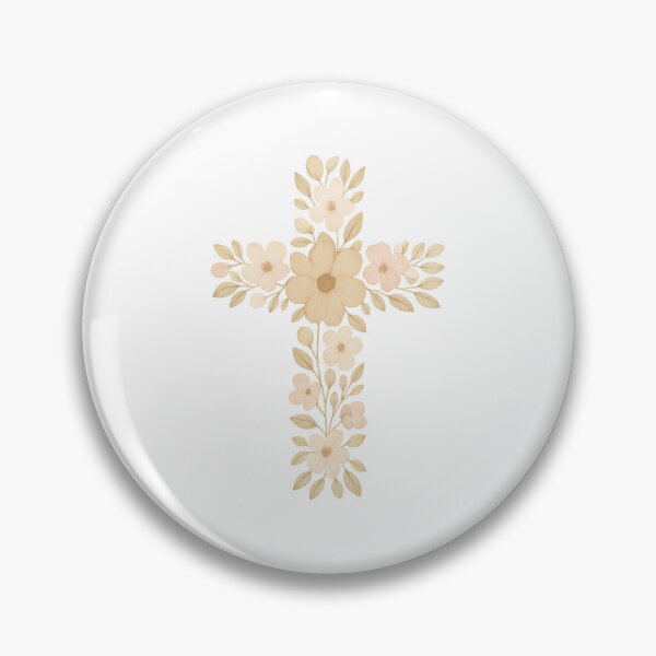 Item preview, Cute Floral Cross designed and sold by mariannrina.