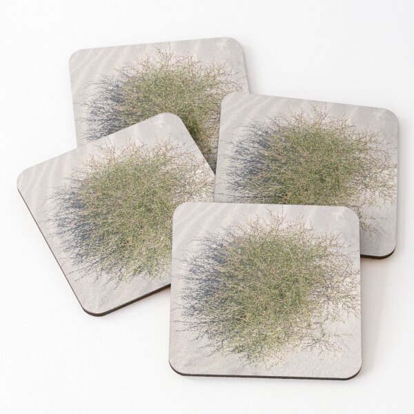 Item preview, Blooming Desert Bush in Sunlit White Sand designed and sold by Georgia Mizuleva.