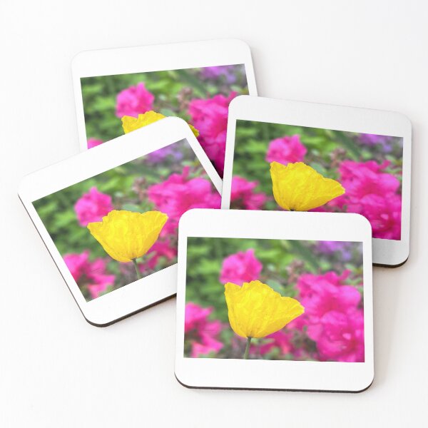 Item preview, „Schöne lila Blumen – Natur und Eleganz“gelb •: „Beautiful Purple und yellow Flowers – Nature and Elegance“ designed and sold by Yaroplanner.
