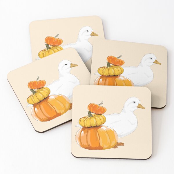 Item preview, Duck and Pumpkin designed and sold by natzshaw.