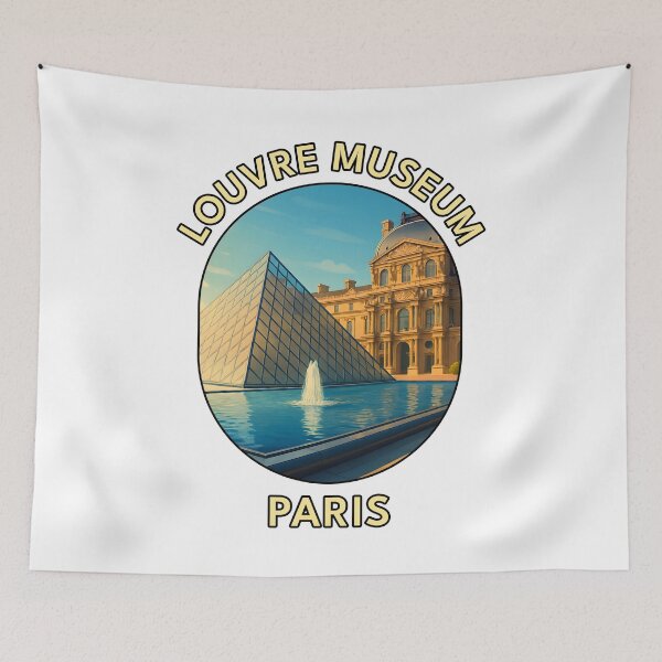 Item preview, Louvre Museum – Paris Landmark Travel designed and sold by inkNext.