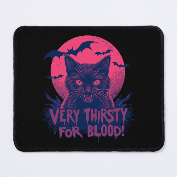 Item preview, Spooky Vampire Cat Under Full Moon designed and sold by e-camelleone.
