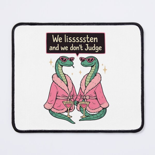 Item preview, Chic Snakes with Cocktails – Funny Quote Art designed and sold by haitrieuic96.