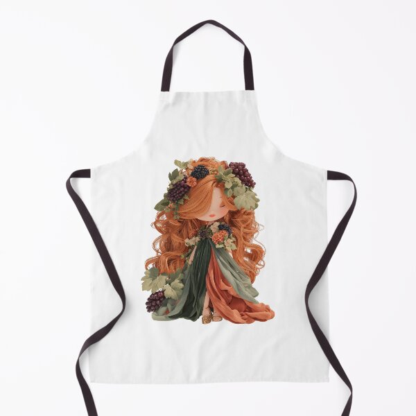 Item preview, Persephone Chibi – Cute Greek Goddess of Spring and Underworld designed and sold by GoldenChiArt.
