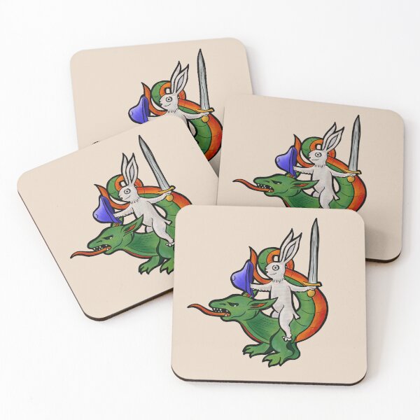Item preview, A Rabbit and his Wyvern designed and sold by Ember-and-Ivy.