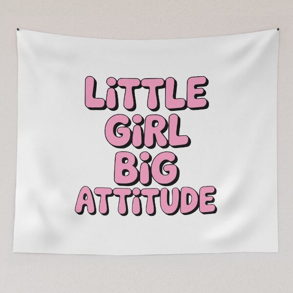 Item preview, Little Girl Big Attitude! Pink Girly designed and sold by PMCreative.