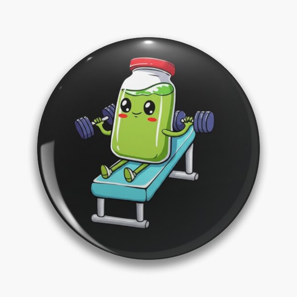 Item preview, Smoothie Bench Press Funny Chibi Food Workout Design designed and sold by ColorSplash123.