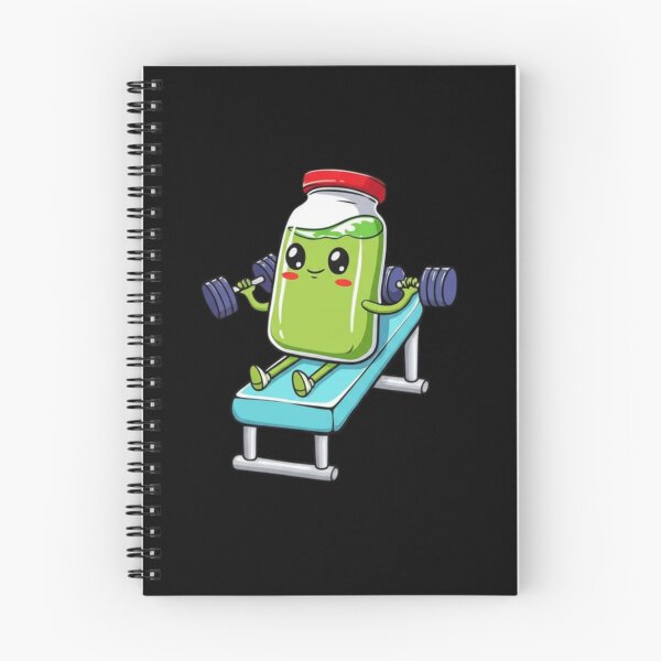 Item preview, Smoothie Bench Press Funny Chibi Food Workout Design designed and sold by ColorSplash123.