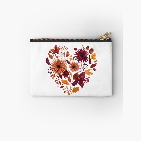 Item preview, Heart with Leaf – Minimal Fall Nature Love designed and sold by GoxyVision.