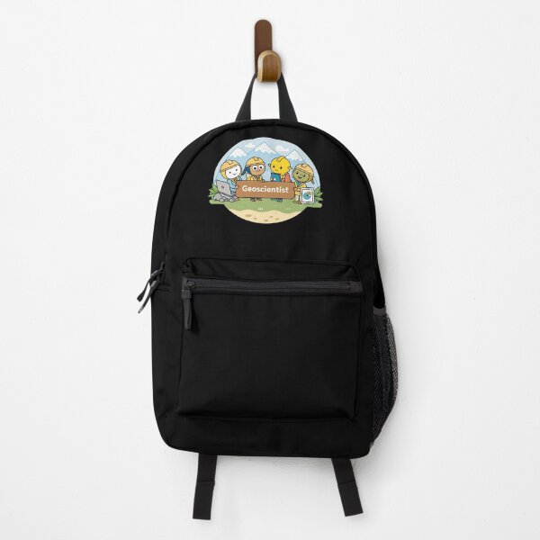 Item preview, Cartoon Geoscientists  – Fun Earth Science Design with Tools, Volcano, and Dinosaurs designed and sold by VividOrganica.
