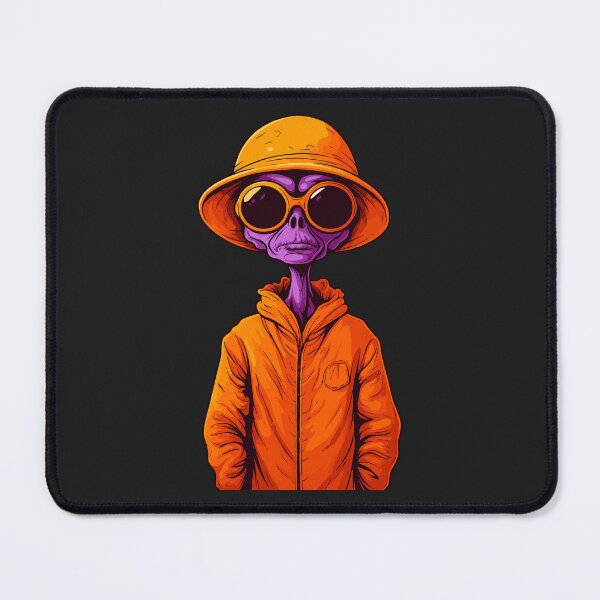Item preview, Stylish Alien in Orange Jacket and Hat designed and sold by -DEEWOLF-.
