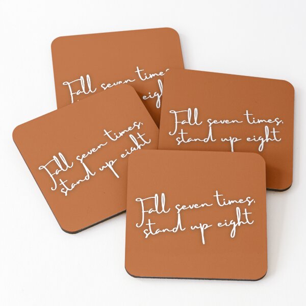 Item preview, Why You Must Fall Seven Times, and Stand Up Eight designed and sold by UrvashiStudio.