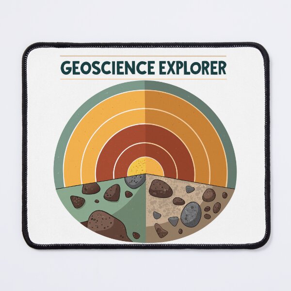 Item preview, Geoscience Explorer Earth Cross-Section  – Geology Crust Mantle Core Design designed and sold by VividOrganica.