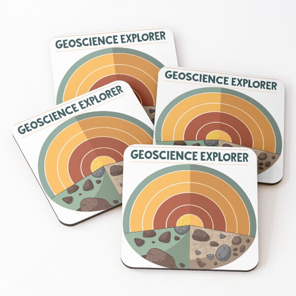 Item preview, Geoscience Explorer Earth Cross-Section  – Geology Crust Mantle Core Design designed and sold by VividOrganica.