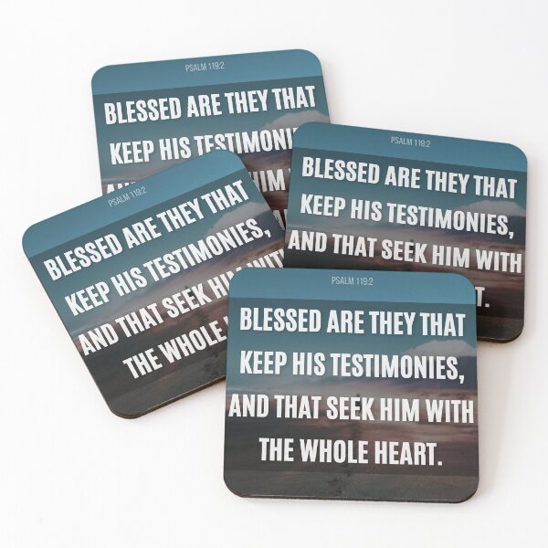 Item preview, Psalms 119:2 designed and sold by Undonemadenew.