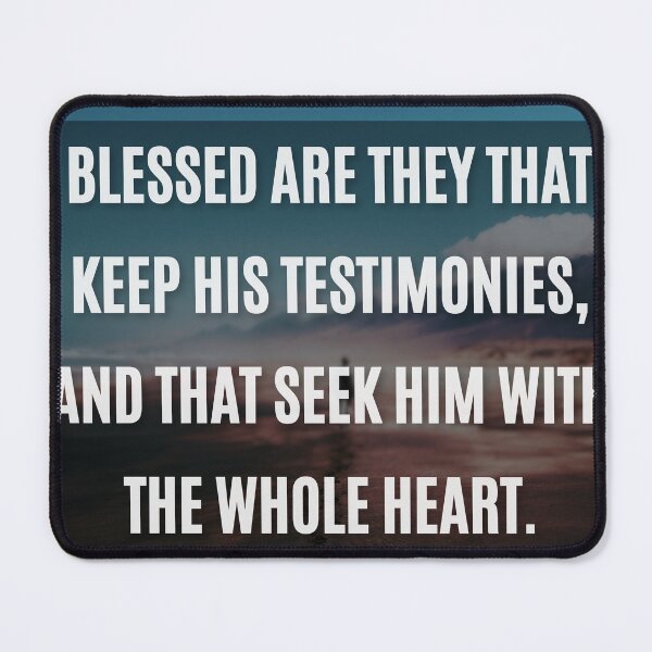 Item preview, Psalms 119:2 designed and sold by Undonemadenew.