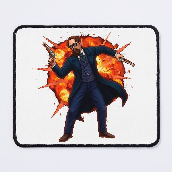 Item preview, Charles Dickens - Explosive Literary Badass designed and sold by Write-N-Fight.