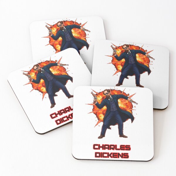 Item preview, Charles Dickens - Explosive Literary Badass designed and sold by Write-N-Fight.