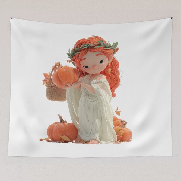 Item preview, Persephone Chibi – Cute Greek Goddess of Spring and Underworld designed and sold by GoldenChiArt.
