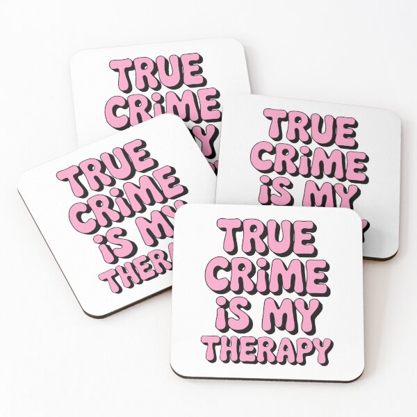 Item preview, True Crime Is My Therapy! Pink True Crime Lover designed and sold by PMCreative.