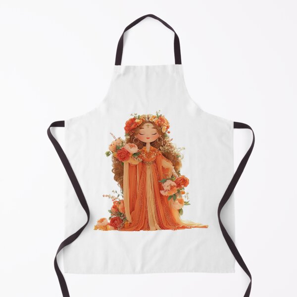 Item preview, Persephone Chibi – Cute Greek Goddess of Spring and Underworld designed and sold by GoldenChiArt.
