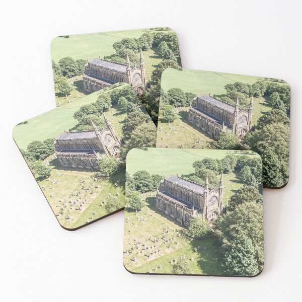 Item preview, Pleasington Priory – Aerial View of Historic Church in Lancashire designed and sold by Shafiq Khan.