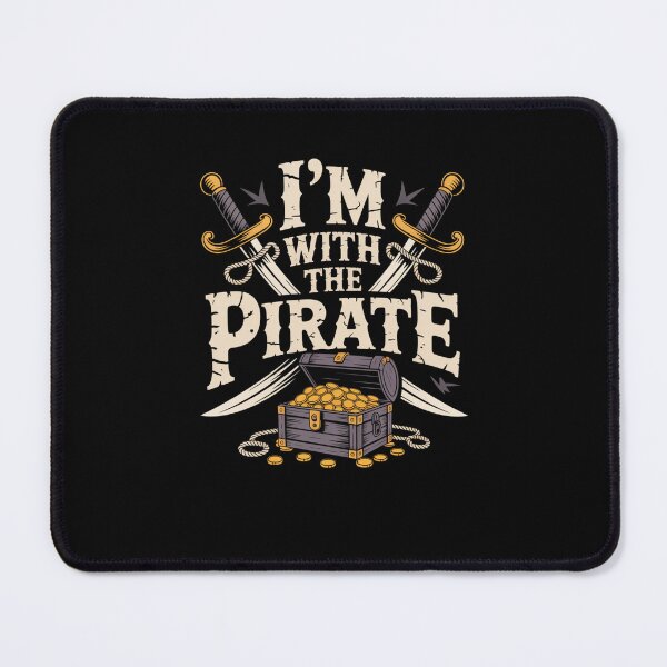 Item preview, I'm With The Pirate Halloween Costume Dad Mom group couples designed and sold by snowry.