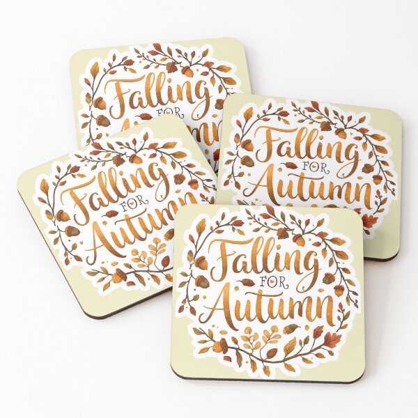 Item preview, Falling for Autumn – Cozy Seasonal Tee designed and sold by Oopsie Doodle .