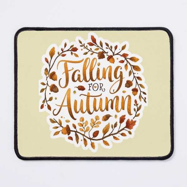 Item preview, Falling for Autumn – Cozy Seasonal Tee designed and sold by Oopsie Doodle .