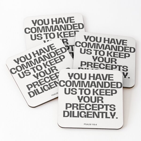 Item preview, Psalms 119:4 	 designed and sold by Undonemadenew.
