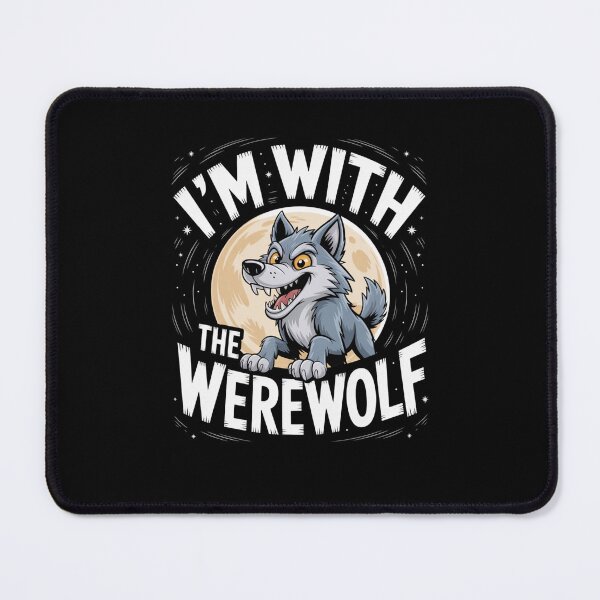 Item preview, I'm With The Werewolf Halloween Costume Dad Mom group designed and sold by snowry.