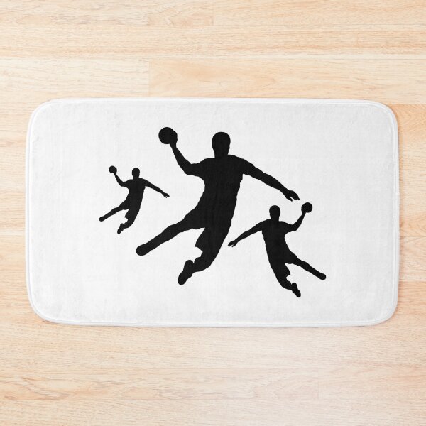 Item preview, Three handball players designed and sold by FreakOutShirts.